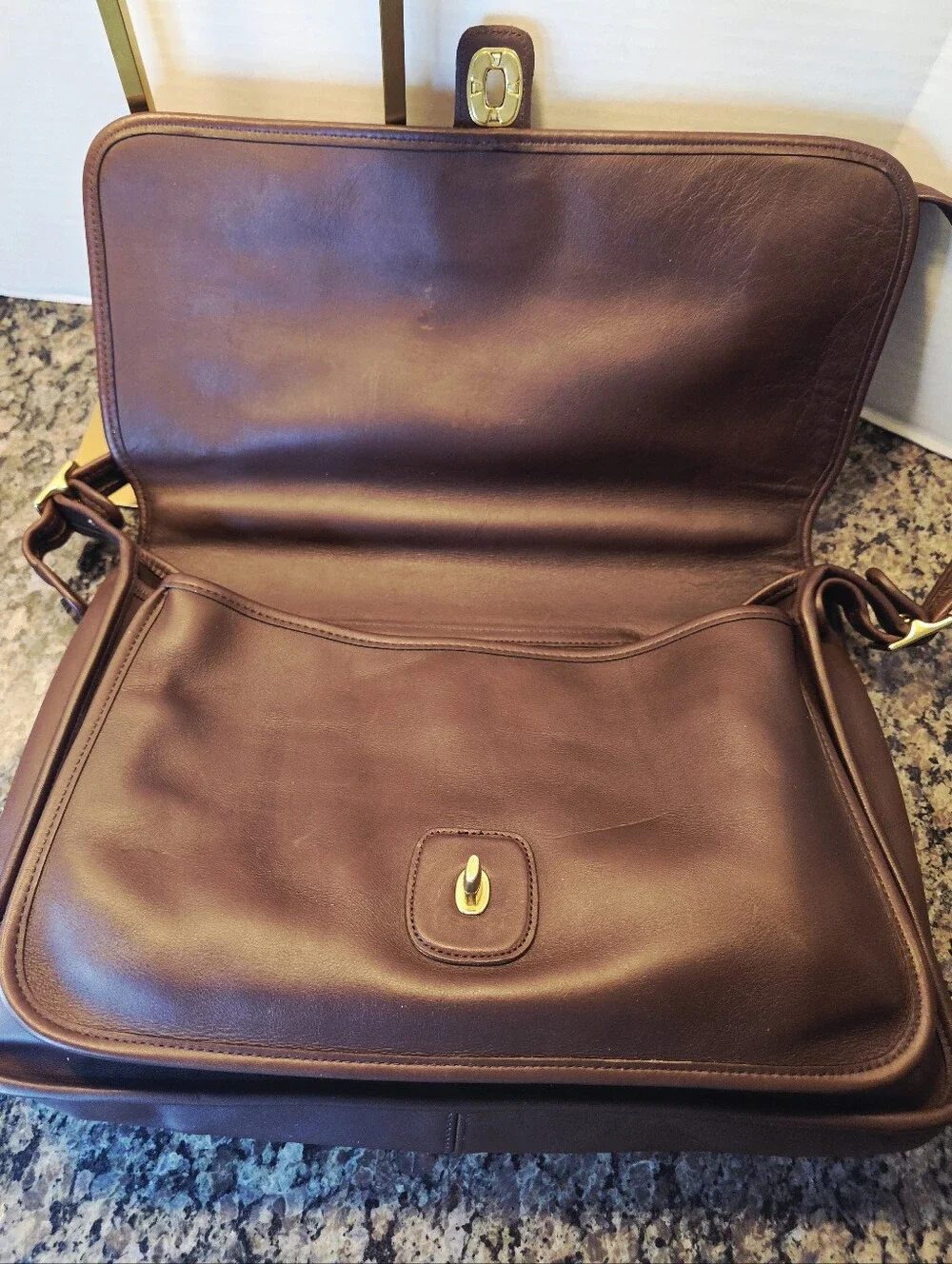 Vintage Coach Briefcase (Devil Wears Prada 2) Metropolitan Style #5180 Mahogany - Picture 12 of 12